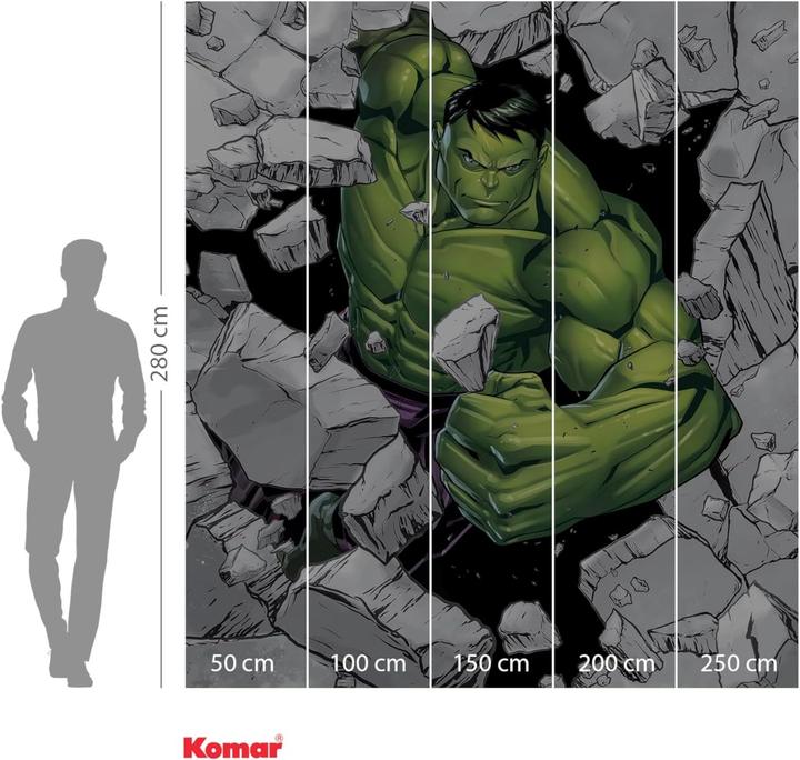 Productafbeelding Komar Vliesbehang Into Adventure Hulk Breaker 5-panel 250 x 280 cm