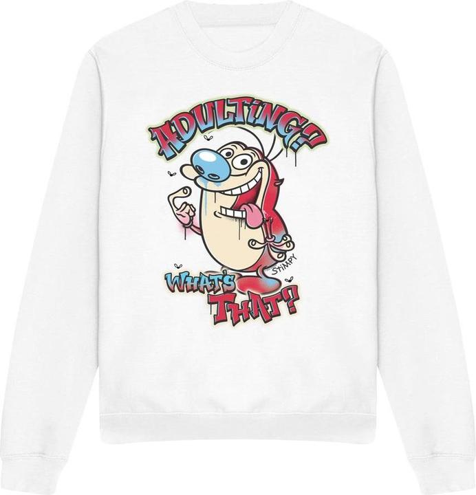 Produktbild Ren & Stimpy Adulting Whats That? Sweatshirt (L)
