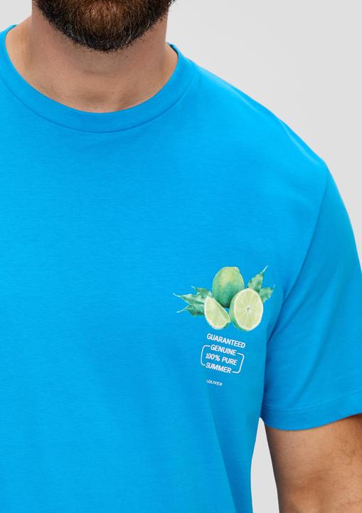 Produktbild s.Oliver T-Shirt Jerseyshirt mit Artwork (XXL)