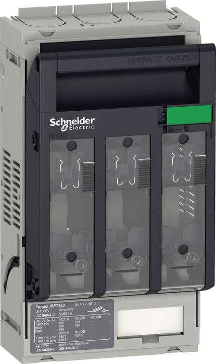 Produktbild Schneider Electric Sicherungslasttrennschalter ISFT160 3P LV480802