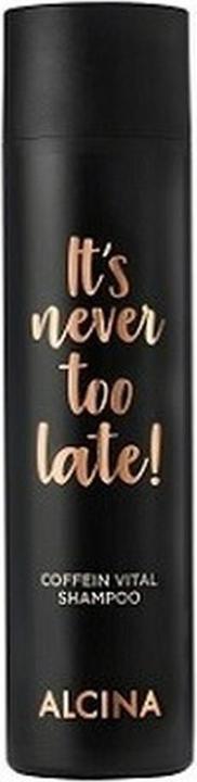 Immagine prodotto Alcina It's Never Too Late Caffeine Vital Shampoo 1250ml per capelli diradati o tendenti alla perdita di (1250 ml, Shampoo liquido)