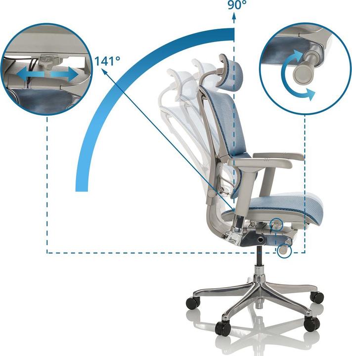 Produktbild Hjh Office Ergohuman Slim G Gen2