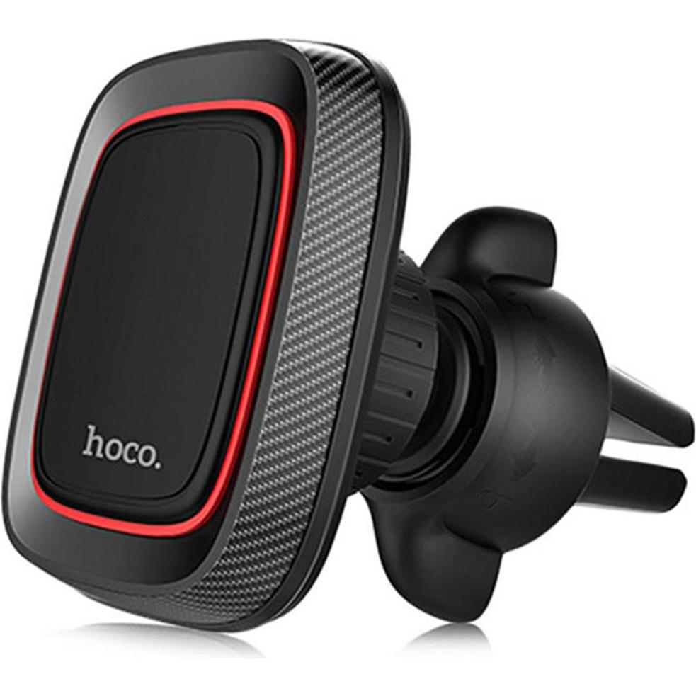 Hoco Halter CA23 für Autotelefone, auf Lüftungsgitter montiert, magnetisch, Smartphone Halterung, Rot