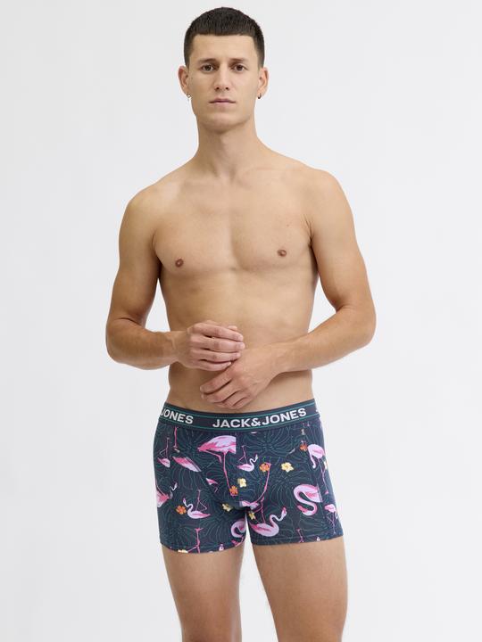 Produktbild Jack & Jones Jacandy Flamingo Trunks 3 Pack Styd (M, 3er Pack)