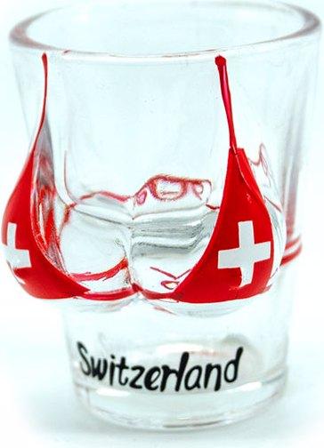 Produktbild TopSpirit Shotglas "Lady" Suisse (10 dl, 2 x, Schnapsgläser + Shotgläser)