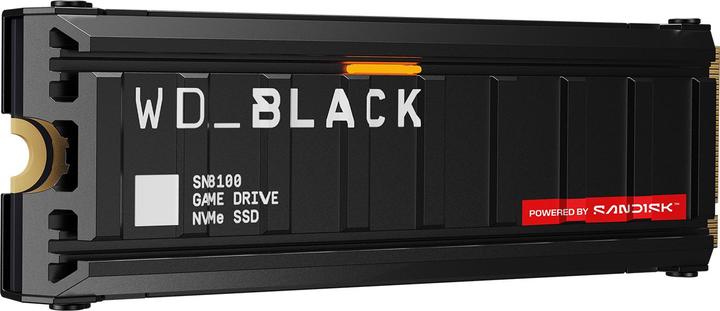 Actual product image WD Black SN8100 mit Heatsink powered by SANDISK (4000 GB, M.2 2280)