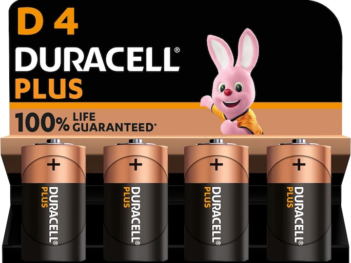 Actual product image Duracell Plus (4 pcs., D)