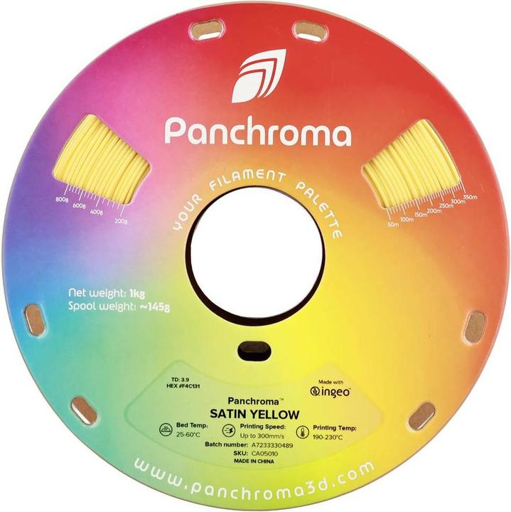 Actual product image Polymaker Panchroma™ PLA Satin (PLA, 1.75 mm, 1000 g)