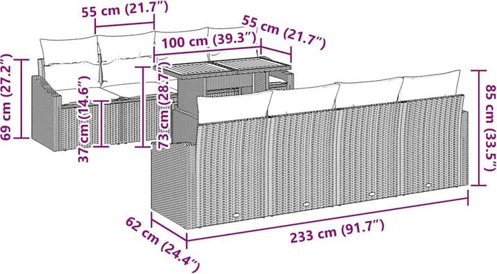 Produktbild vidaXL Fabienne