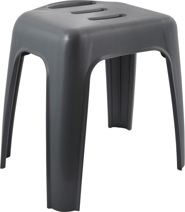 spirella Sgabello da doccia grigio (130 kg)