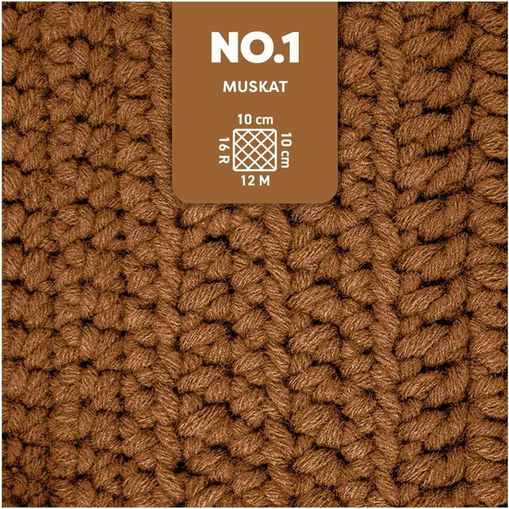 Actual product image Myboshi Wool no.1 col.176 nutmeg 50 g, 55 m, 70 % PAN, 30 % WO (55 m)