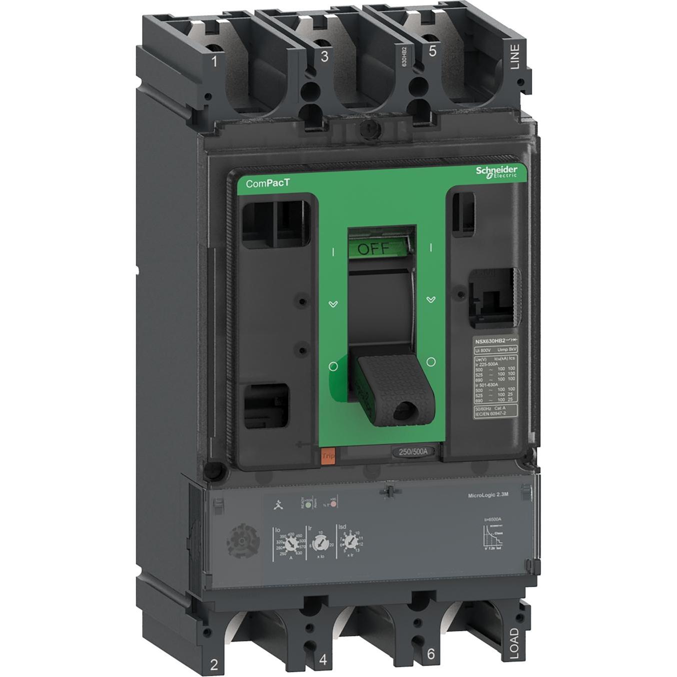 Schneider Electric, Schutzschalter, Kompaktleistungsschalter