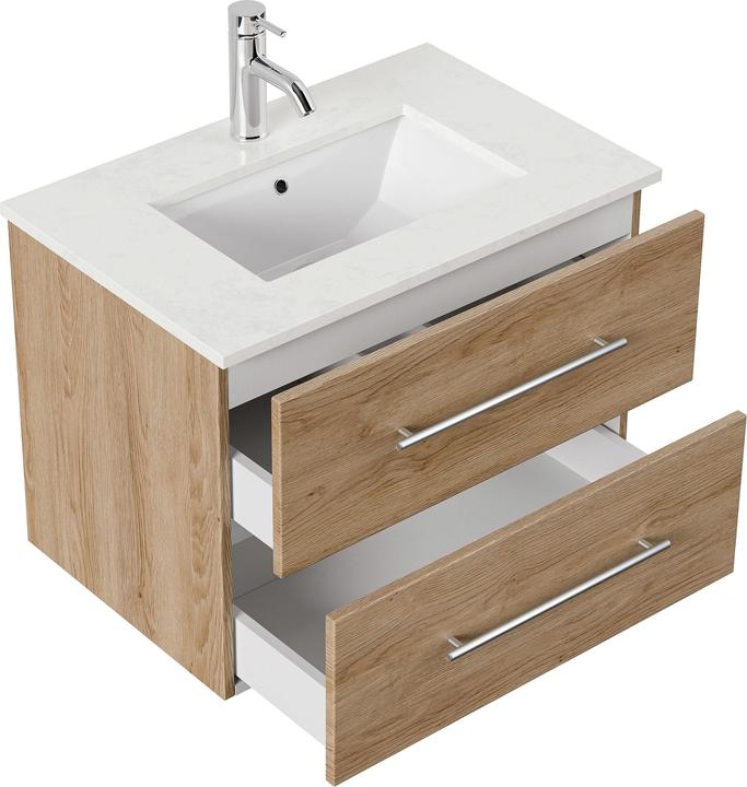 Image du produit Emotion Ensemble de meubles de salle de bains Ely quartz tlg miroir LED