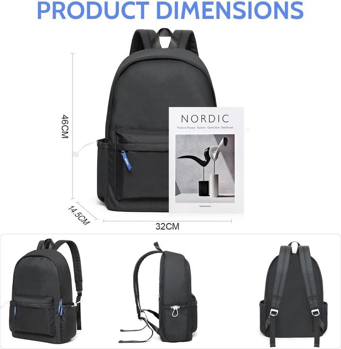 Produktbild Only-Bags.Store Rucksack Schule Teenager, Schulranzen, Daypack mit Laptopfach, wasserabweisende Schultasche (24 l)