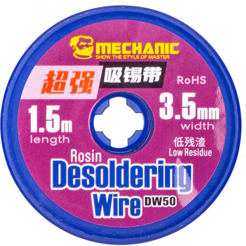 Mechanic Soldering Wick DW50, 3.5mm, 1.5m, Accessori per cellulare