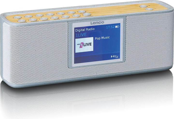 Actual product image Lenco PDR-046GY (DAB+, FM, Bluetooth)
