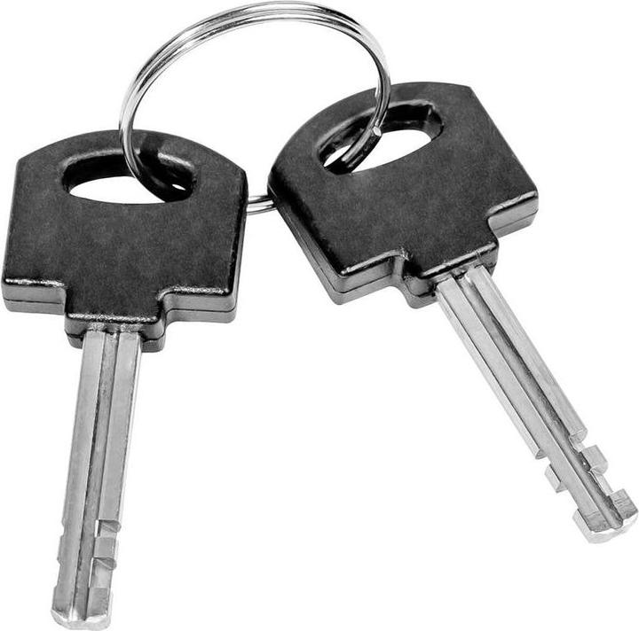 Actual product image Mannesmann Chain lock black Key lock (120 cm)