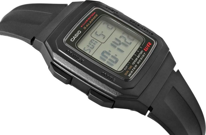 Actual product image Casio F-201WA-1ADF Men's watch + BOX