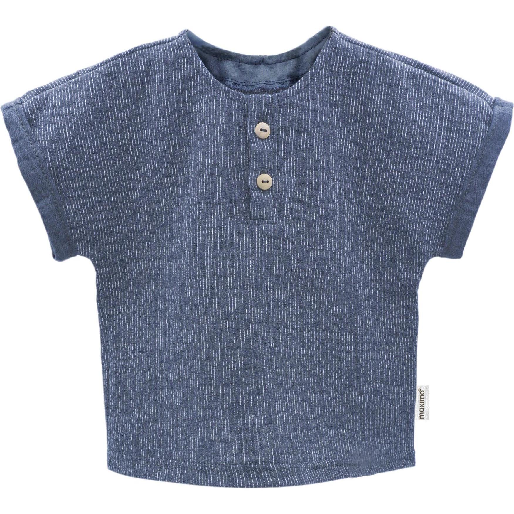 Maximo, Unisex, Shirt, Baby Boy's Hemd, Blau, (86)