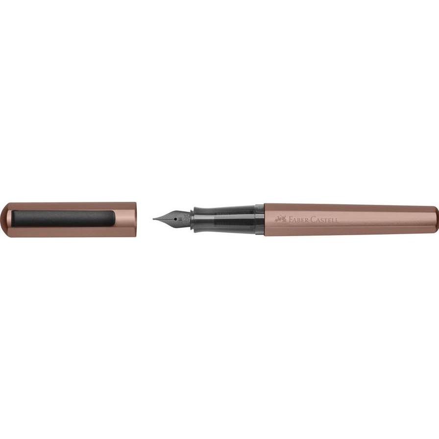 Thumbnail - Faber-Castell, Schreibstifte, Füllfeder Hexo bronze M (Bronze, 1 x)
