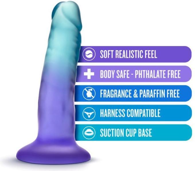 Image du produit Blush B Yours Morning Dew Dildo 14 cm Indigo