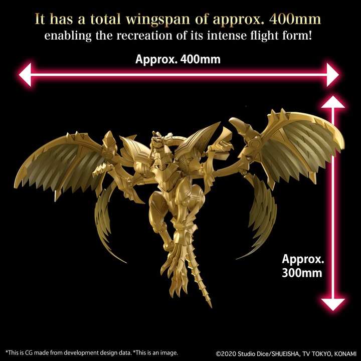 Produktbild Bandai YU-GI-OH! -Figure-rise stand. Amplified Winged dragon of Ra -Model Kit