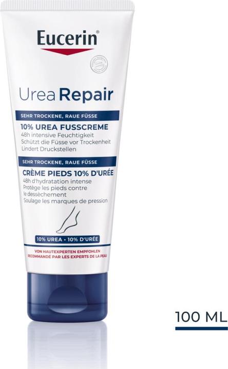 Image du produit Eucerin Crème pour les pieds Urea Repair 10% d'urée (Crème et gel pour les pieds, 100 ml)