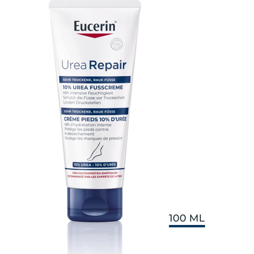 Thumbnail - Eucerin, Fusspflegemittel, Urea Repair 10% Urea Fusscreme (Fusscrème & Fussgel, 100 ml)