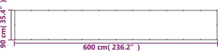 Image du produit VidaXL Pare-vue pour balcon (600 cm)