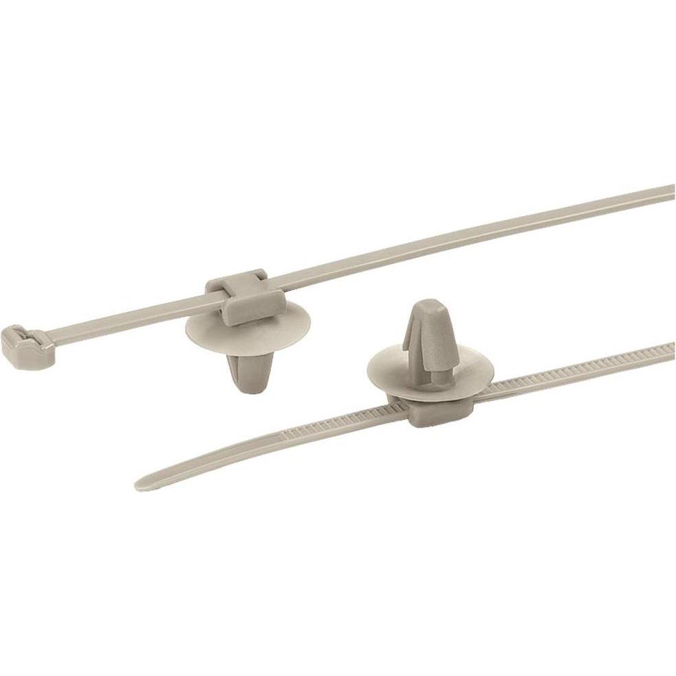 HellermannTyton, Kabelbinder, 156-01091 PT2AP2SFT6.5-PEEK-BGE Kabelbinder 145 mm 3.4 mm Beige (145 mm, 1 Stk.)