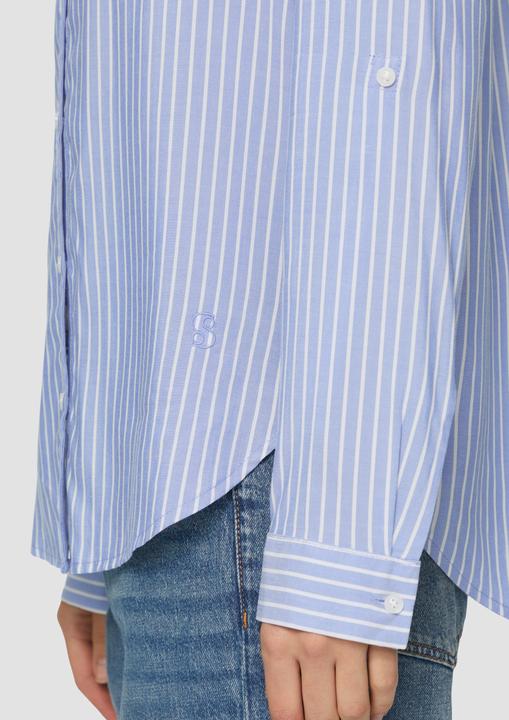 Produktbild S.Oliver Bluse Streifenbluse mit aufgesetzten Taschen (40)