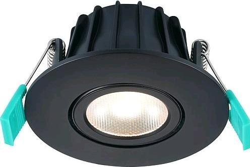 Produktbild Sylvania LED Einbaustrahler IP65 5,4W DIMCCT, schwarz 230V, Abstr 38, dimmbar, schwenk (550 lm)