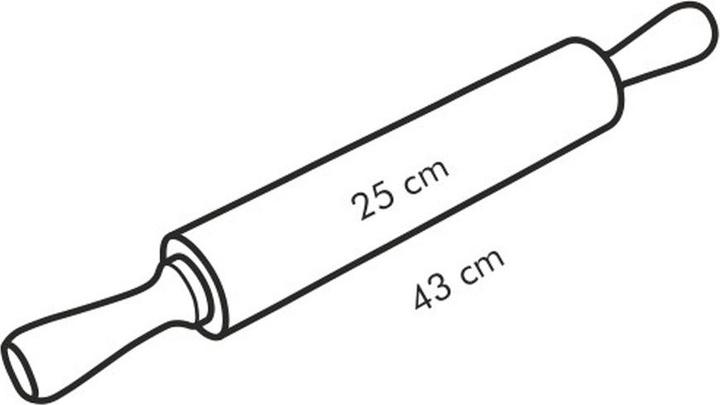 Produktbild Tescoma Teigrolle DELÍCIA 25 cm, ø 5 cm, aus Edelstahl