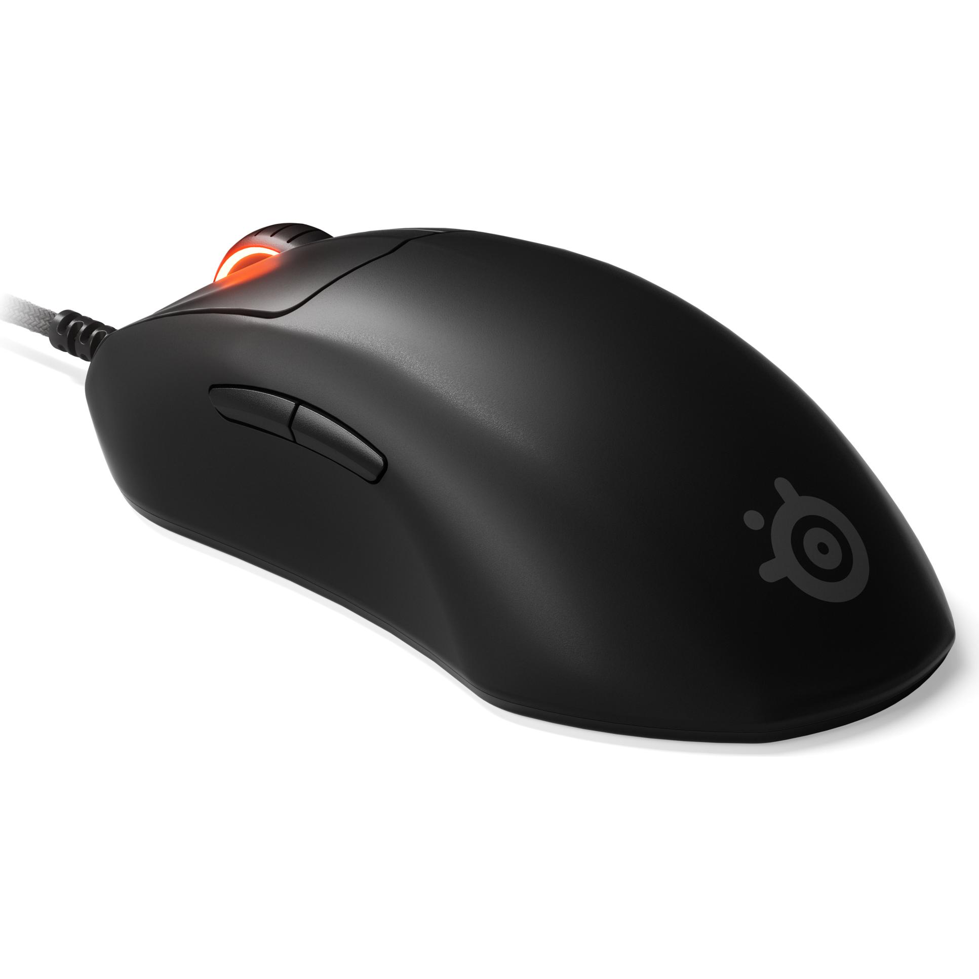 SteelSeries Prime (Kabelgebunden), Maus, Schwarz