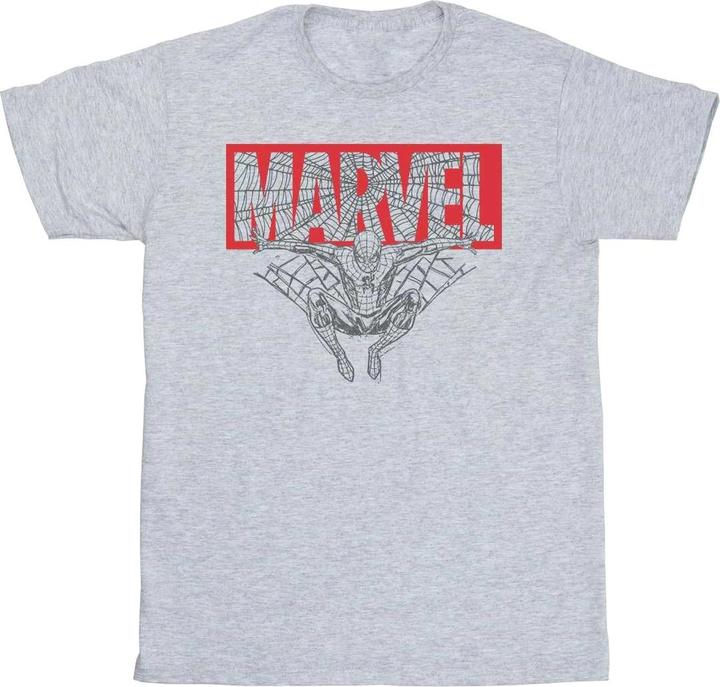 Image du produit - T-shirt SPIDER MAN LOGO RED - Garçon (128)