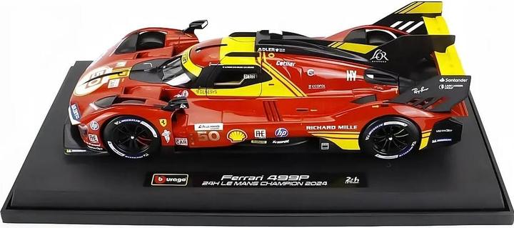 Actual product image Bburago Ferrari Signature 499P LeMans Champ. 2024 1/18 rot
