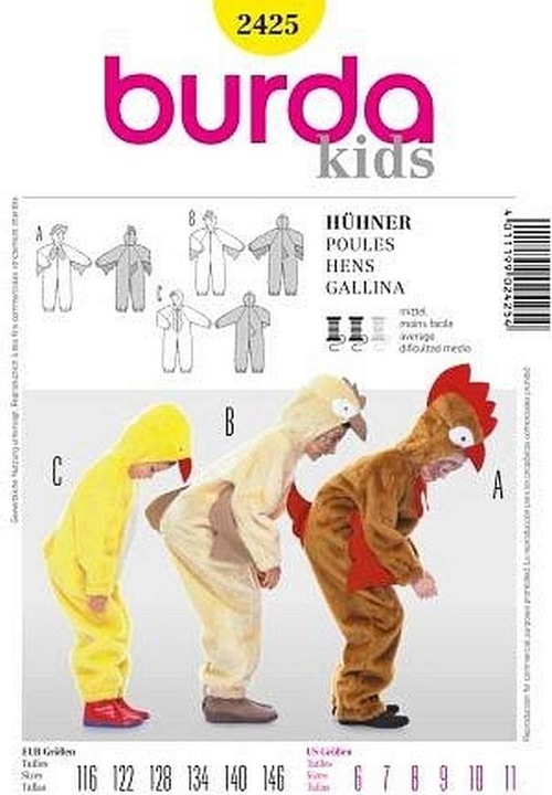Produktbild Schnittmuster Hühner