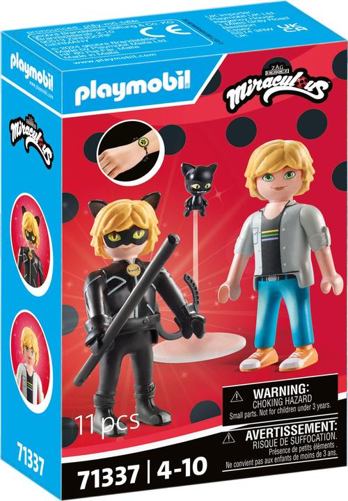 Playmobil Adrien & Cat Noir (71337, Playmobil Miraculous)