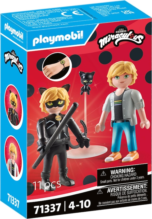 Produktbild Playmobil Adrien & Cat Noir (71337, Playmobil Miraculous)