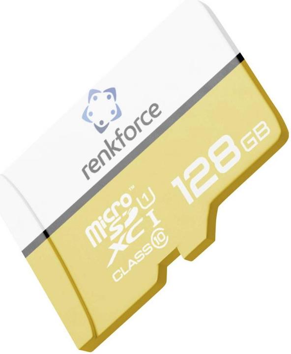Produktbild Renkforce RF-mSDC-128GB USB-Stick 128 GB RF-7483376 (128 GB, microSDHC, microSDXC, U1, UHS-I)