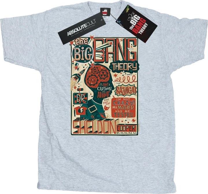 Produktbild Big Bang Theory Infografik Poster TShirt (L)