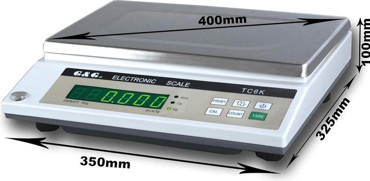 Produktbild G&G Digitale Präzisionswaage TC6K