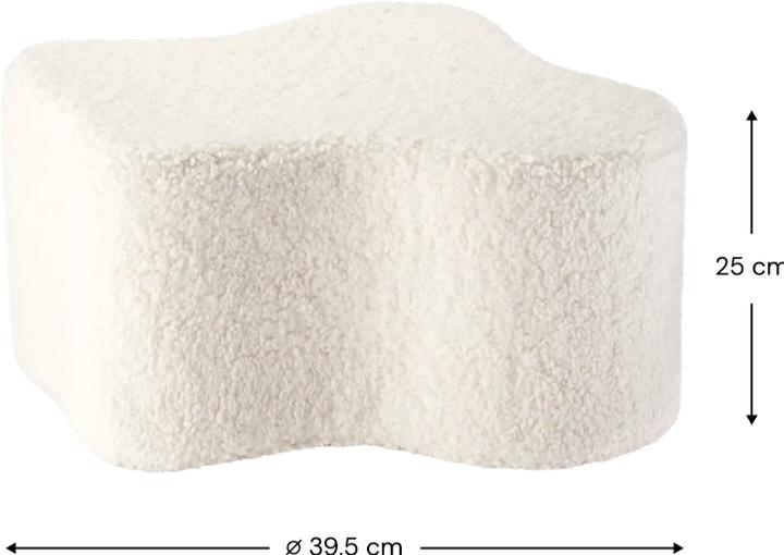 Produktbild Wigiwama Hocker Cream White Cloud