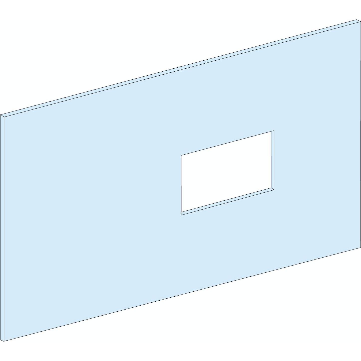 Schneider Prisma Plus G Metallabdeckung mit Ausschnitt für INS-INV630 600x500mm LVS03274, Serverschrank Zubehör, Grau