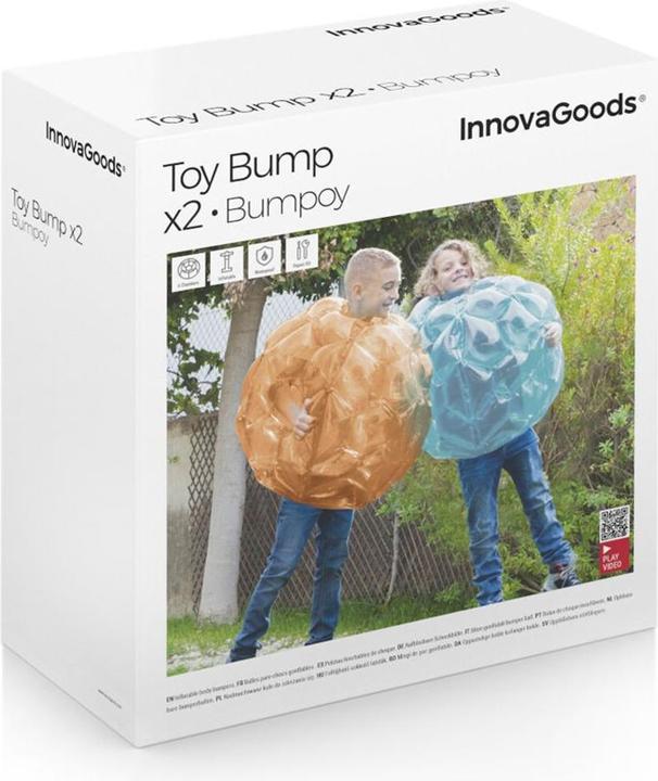 Actual product image InnovaGoods Inflatable bubble ball - costume - 2 pcs