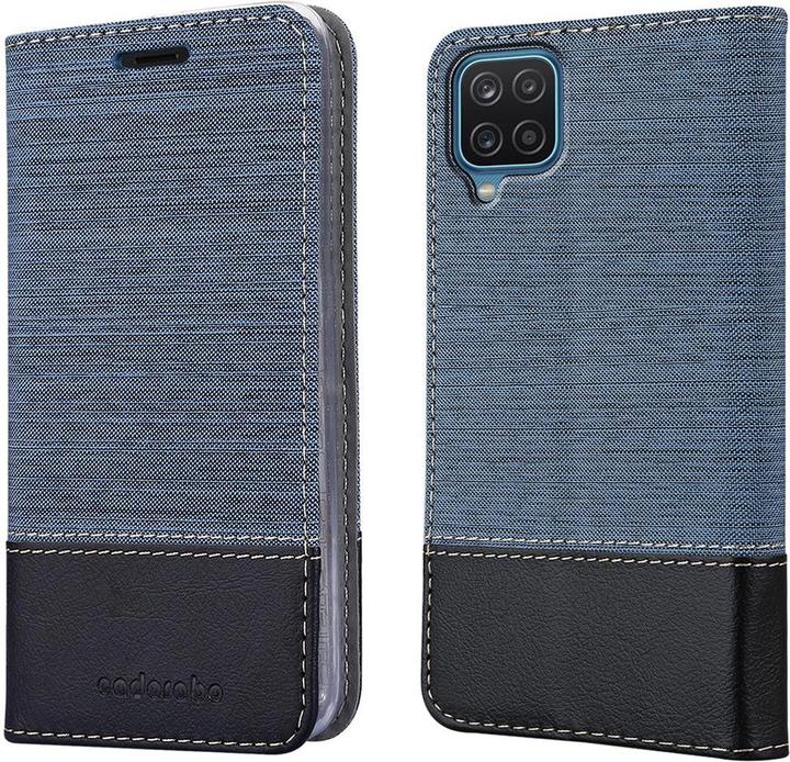 Produktbild Cadorabo Book Jeans Optik Cover (Samsung Galaxy A12)