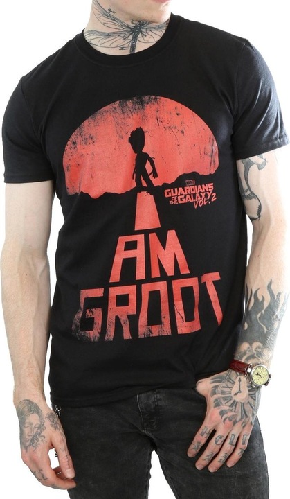 Immagine prodotto Guardians Of The Galaxy I Am Groot Red Maglietta Uomo (XL)
