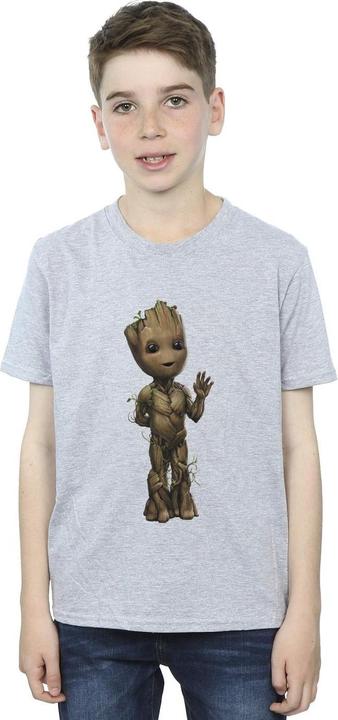 Actual product image Boys I Am Groot Wave Pose T-Shirt (140, 146)