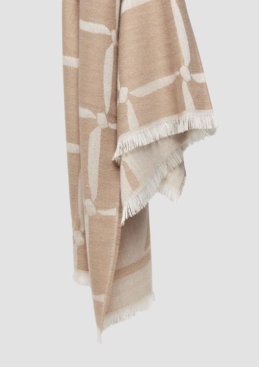 Immagine prodotto s.Oliver Tuch Schal mit Fransen und Artwork