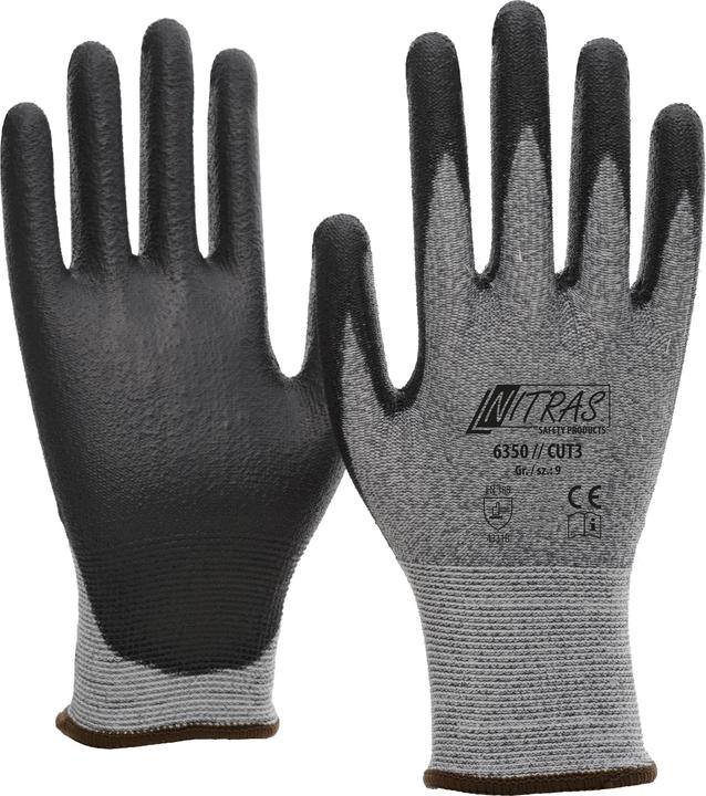 Nitras Cut protection glove Cut 3, EN 388, size L